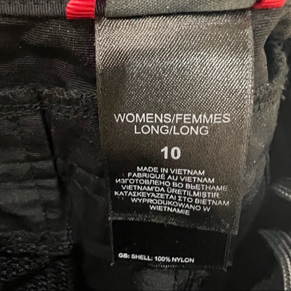 The North Face Convertible Pant Women's Sz 10Long 42*32 Black Nylon Outdoor EUC - Picture 8 of 12